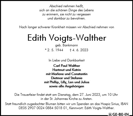 Edith Voigts-Walther