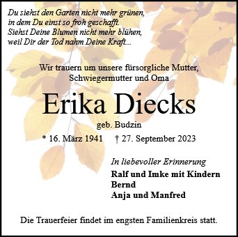 Erika Diecks