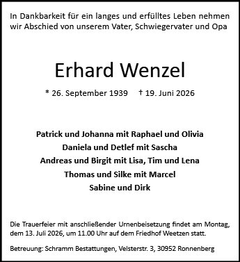 Erhard Wenzel