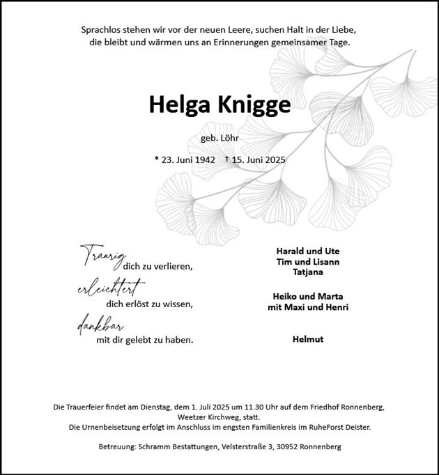 Helga Knigge
