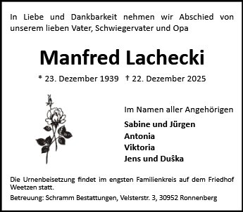 Manfred Lachecki