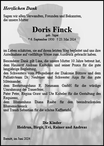 Doris Finck