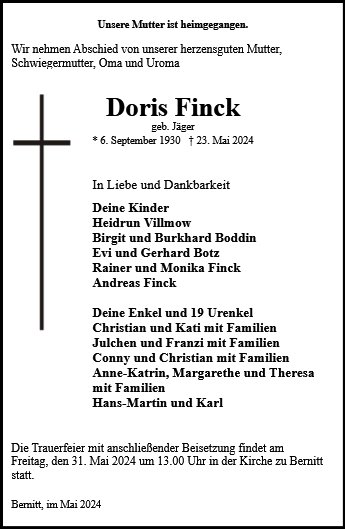 Doris Finck