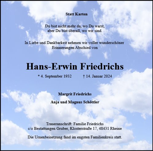 Hans-Erwin Friedrichs