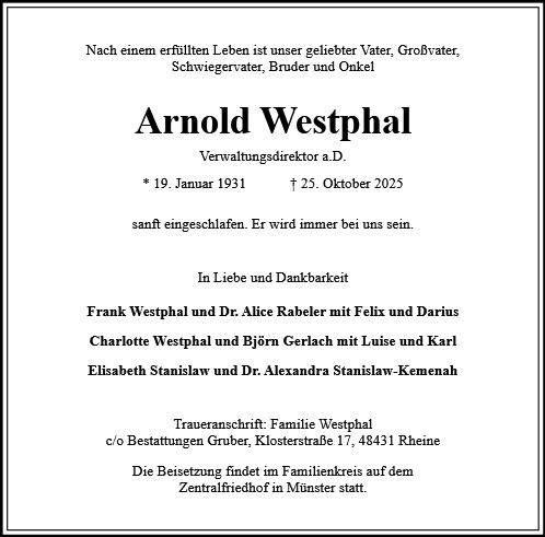 Arnold Westphal