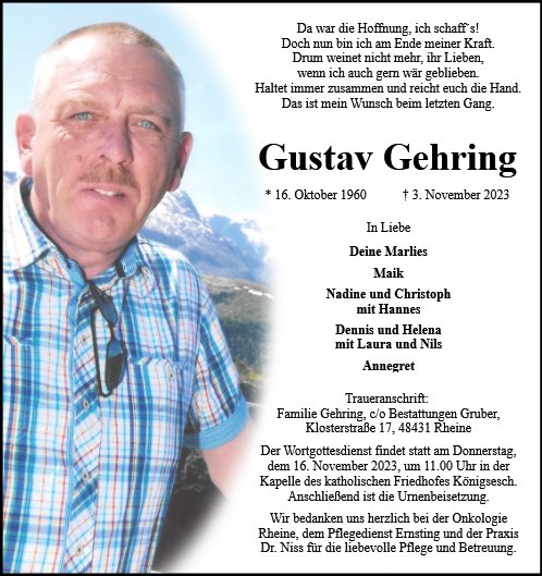 Gustav Gehring
