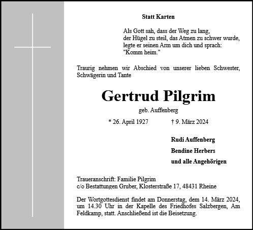 Gertrud Pilgrim