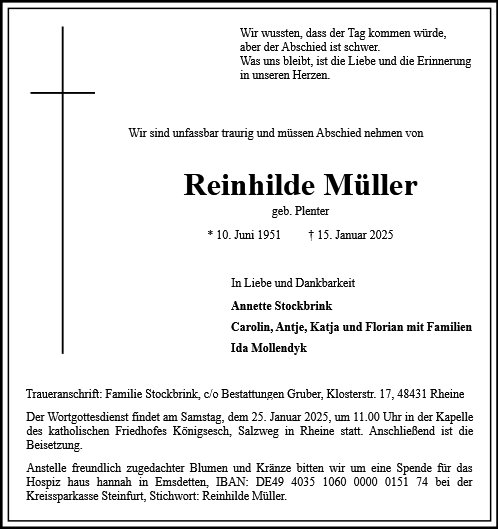 Reinhilde Müller