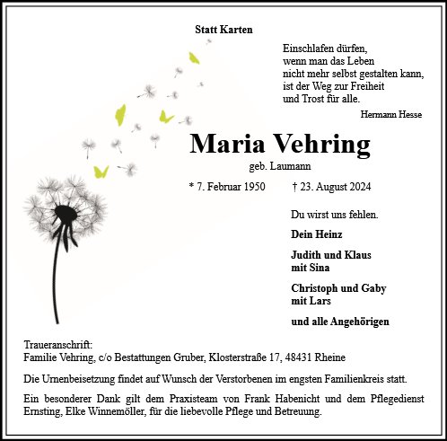 Maria Vehring