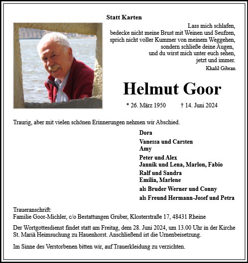 Helmut Goor