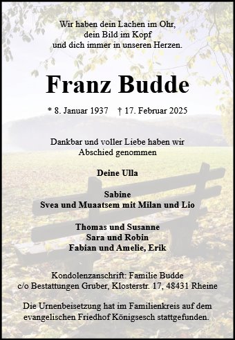 Franz Budde