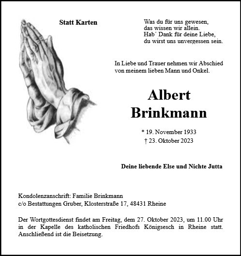 Albert Brinkmann