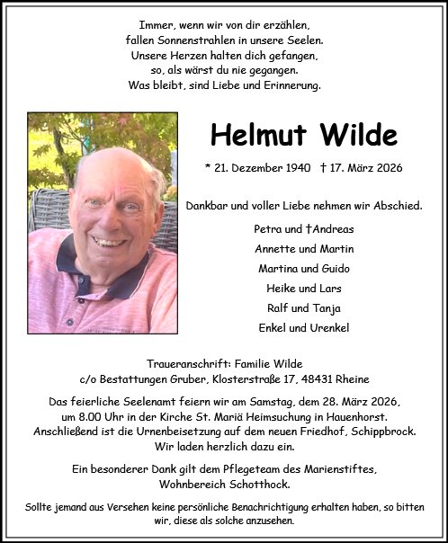 Helmut Wilde