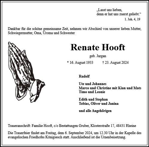 Renate Hooft