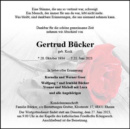 Gertrud Bücker
