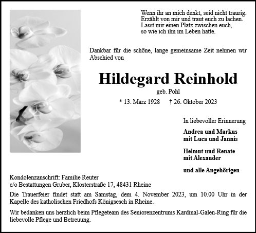 Hildegard Reinhold
