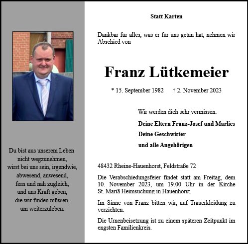Franz Lütkemeier