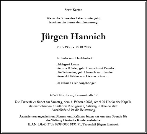 Jürgen Hannich