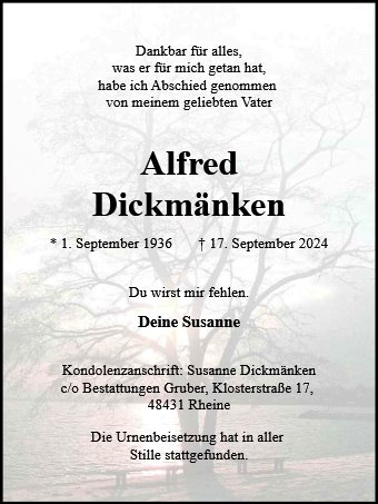 Alfred Dickmänken