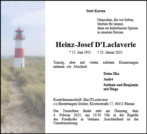 Heinz-Josef D'Laclaverie