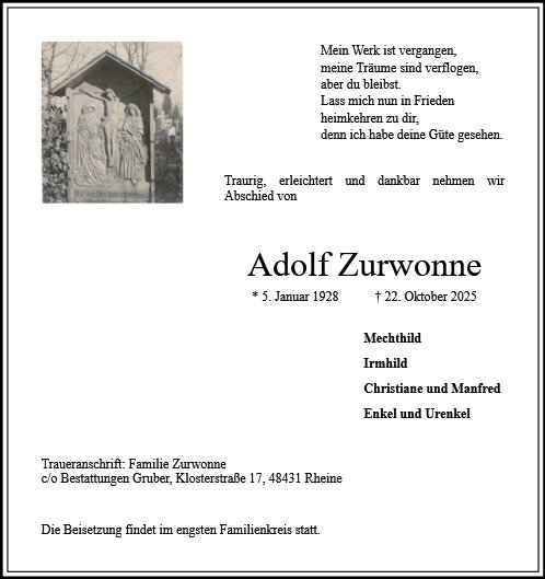 Adolf Zurwonne