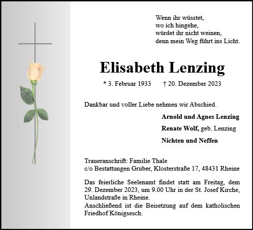 Elisabeth Lenzing