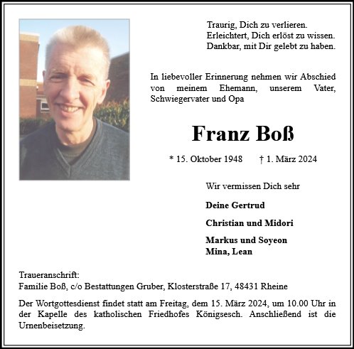 Franz Boß
