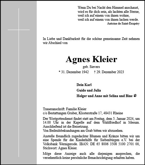 Agnes Kleier