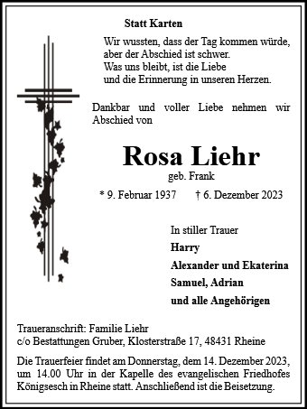 Rosa Liehr