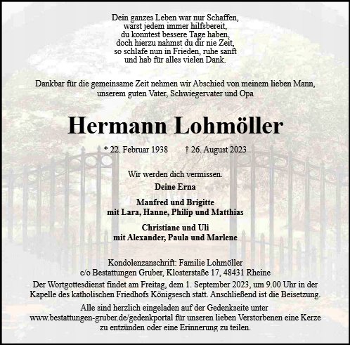 Hermann Lohmöller