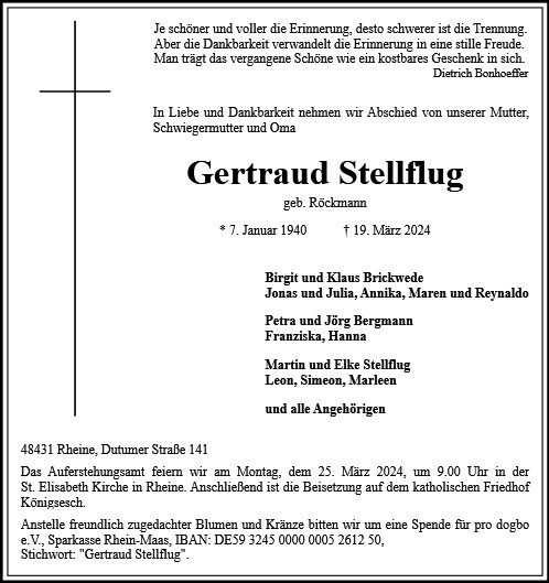 Gertraud Stellflug