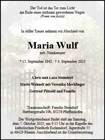 Maria Wulf