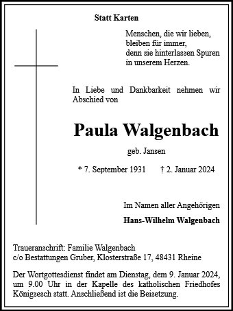 Paula Walgenbach