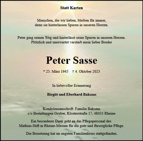 Peter Sasse