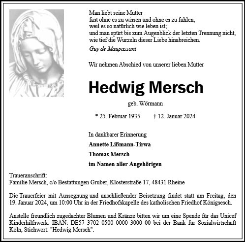 Hedwig Mersch