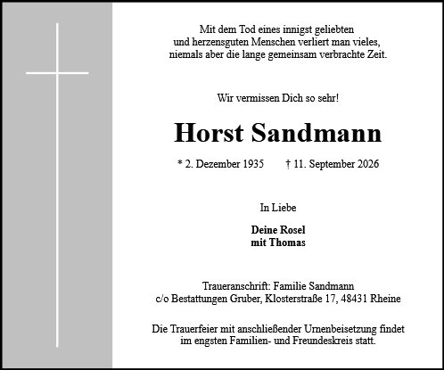 Horst Sandmann