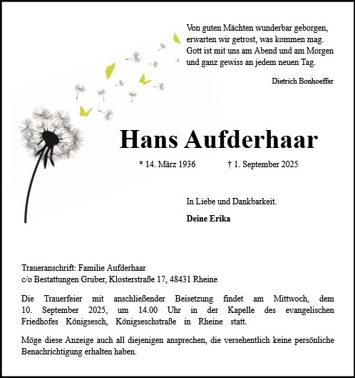Hans Aufderhaar