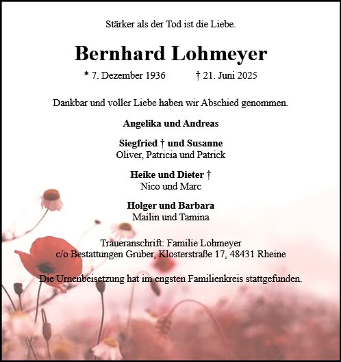 Bernhard Lohmeyer