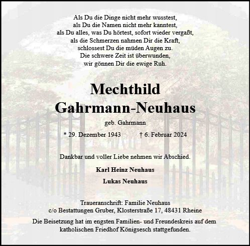 Mechthild Gahrmann-Neuhaus