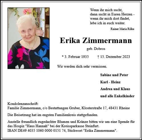 Erika Zimmermann