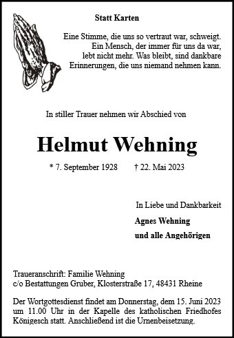 Helmut Wehning