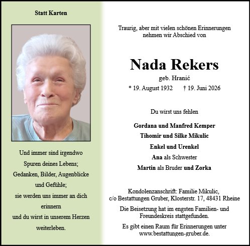 Nada Rekers