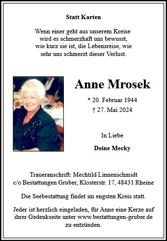 Anne Mrosek-Schimmack