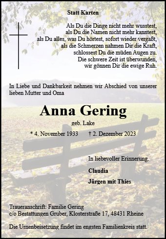 Anna Gering