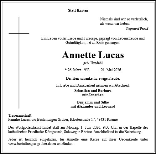 Annette Lucas