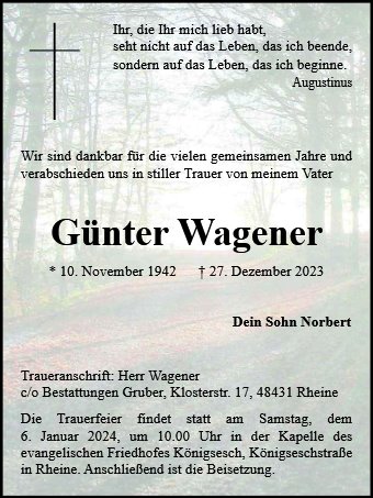 Günter Wagener