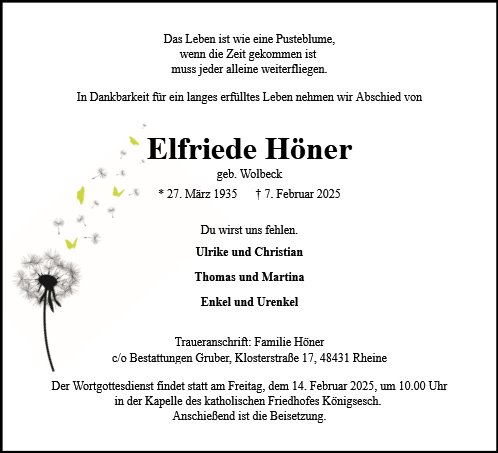 Elfriede Höner