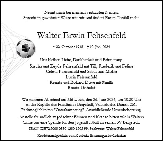 Walter Fehsenfeld