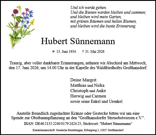 Hubert Sünnemann