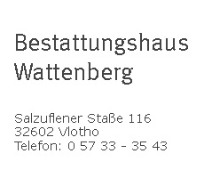 Bestattungshaus Wattenberg